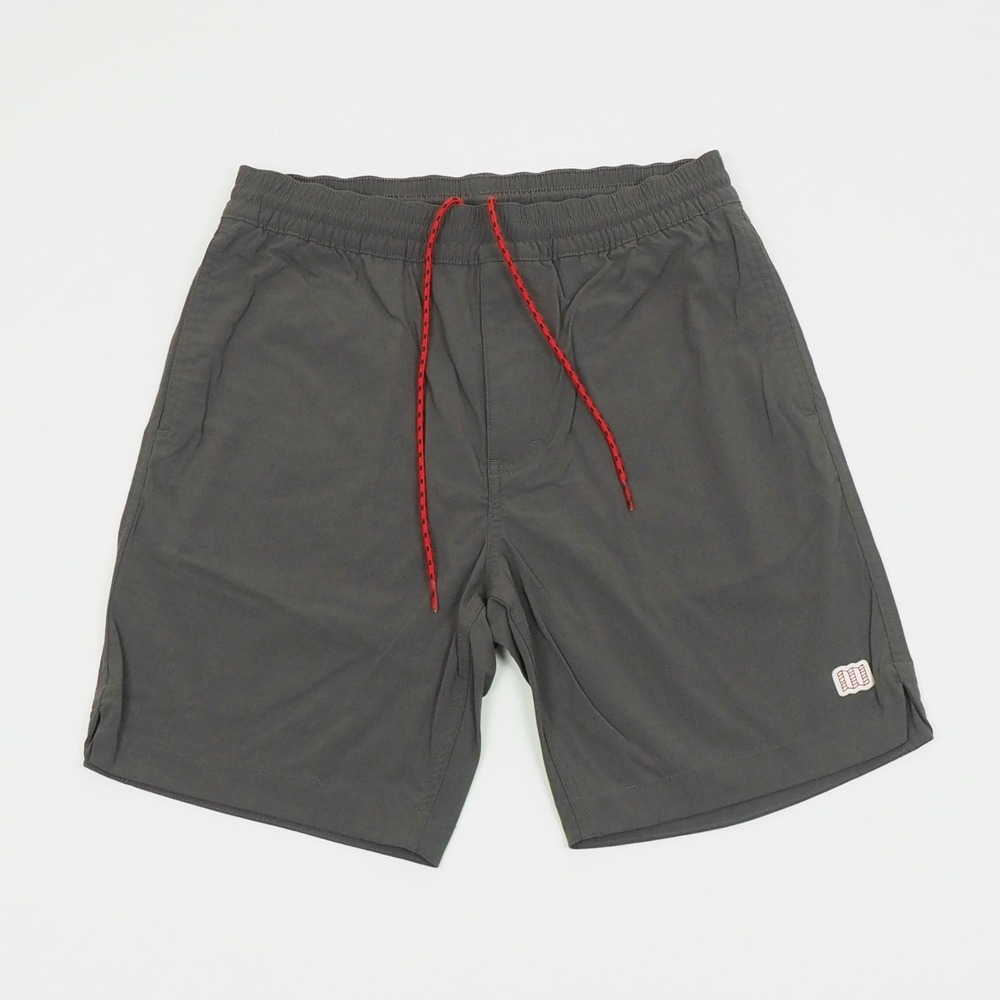 Topo Designs Global Shorts Mens Small Gray Nylon Blend Outdoor Trail Hiking Tech